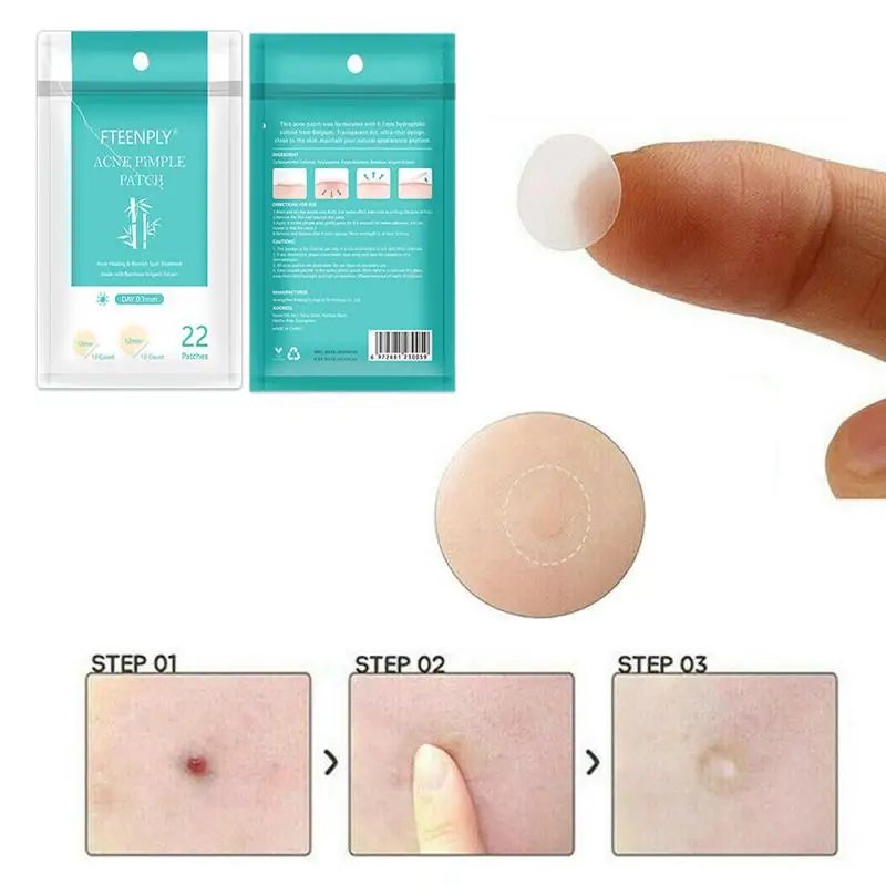 FTEENPLY Acne Pimple Patch Face Mask Acne Treatment Sticker Invisible Acne Removal Spot Waterproof Breathable Sheet Mask