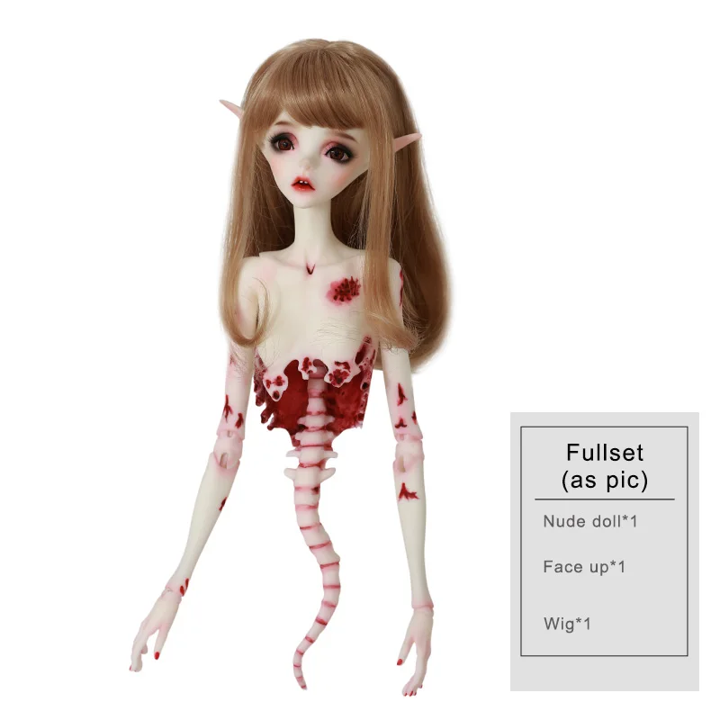Full sell as pice Кукла Chateau Nien BJD куклы 1/4 фигурки из смолы Luts Fairyland Oueneifs Игрушки для девочек рождественские подарки DC - Цвет: Full sell as pice