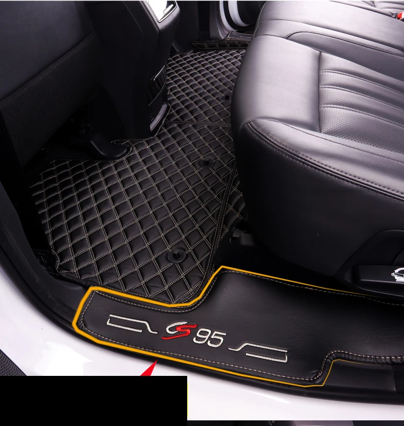 Для changan cs95 2017 2018 2019 2020 кожаные автомобильные коврики ковер аксессуары для