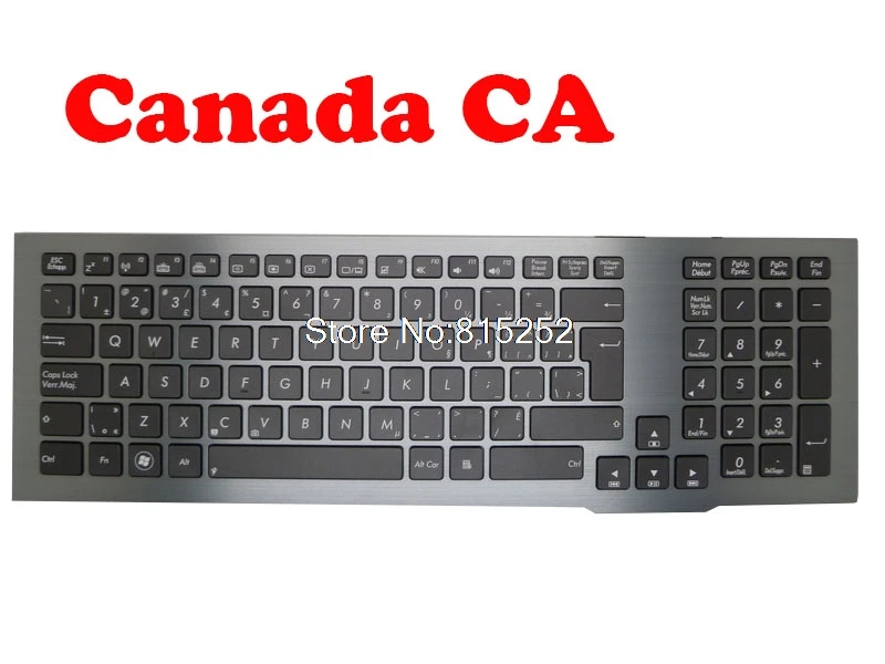 

Laptop Keyboard For ASUS G75 G75V G75VW G75VX Canada/France V126262BS1 0KNB0-9410AR00 0KN0-MB1CB11 0KNB0-9410CB00