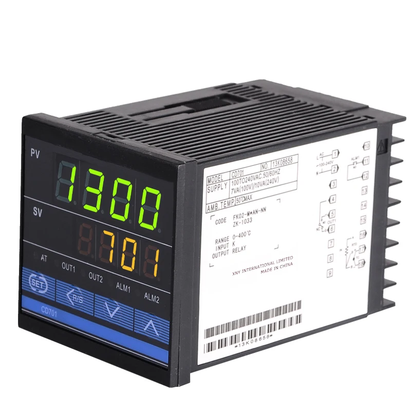 CD701 72*72 мм цифровой PID контроль температуры термо контроль Лер термостат регулятор, входной датчик термопары K, релейный выход
