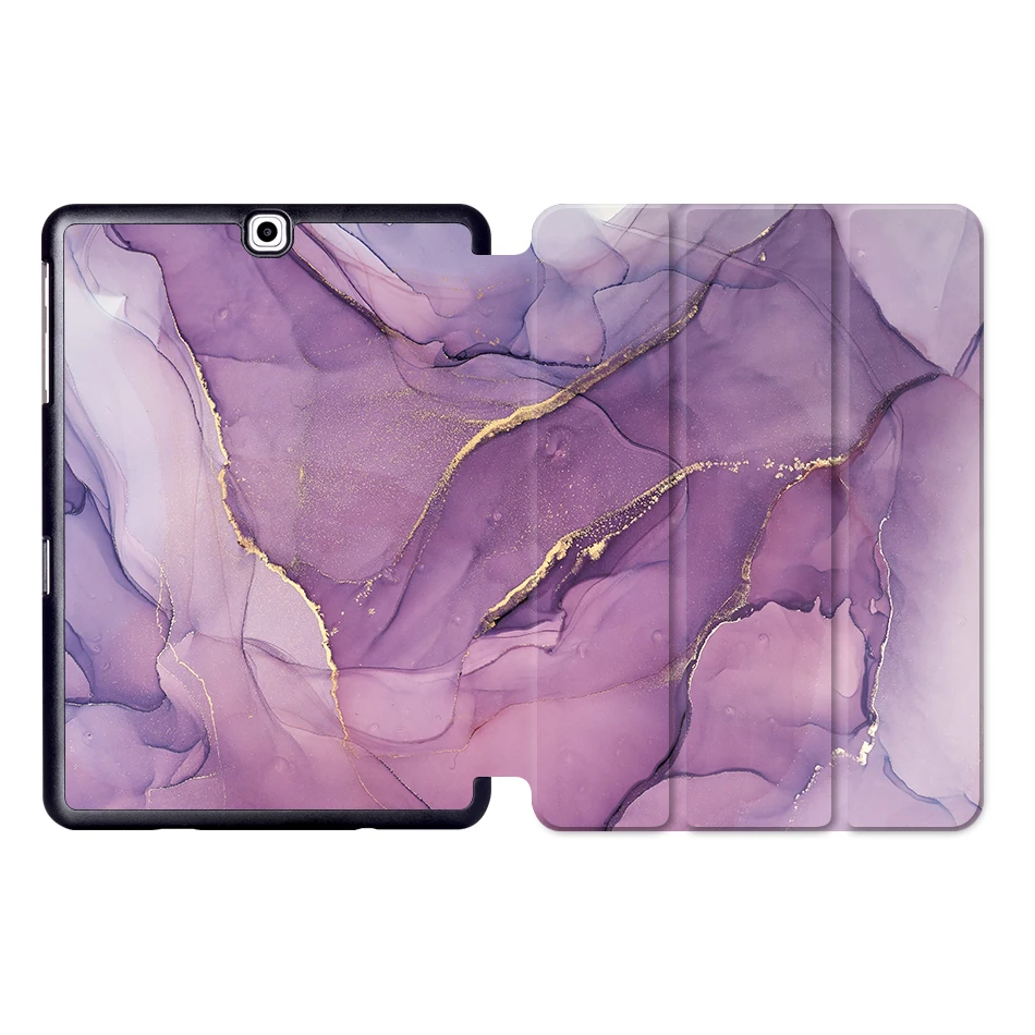 SS09 MTT Мрамор из искусственной кожи чехол для samsung Galaxy Tab A 9,7 дюймов принципиально Магнитная подставка чехол для планшета чехол SM-T550 SM-T555 SM-P550 - Цвет: SS09