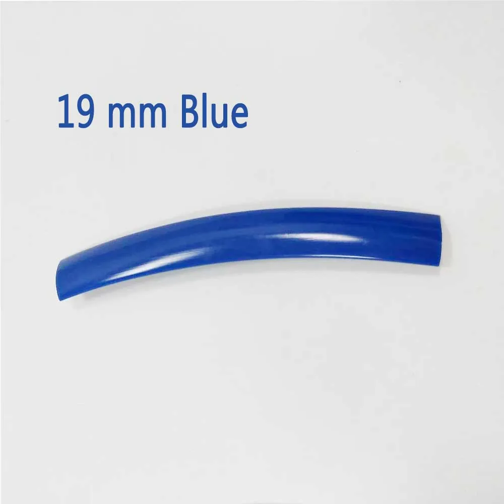 19mm blue 32,8фт 10 м длина 16 мм/19 мм ширина Пластиковые Т-образные формы для аркадных игр MAME машина шкаф хром/черный - Цвет: 19mm blue