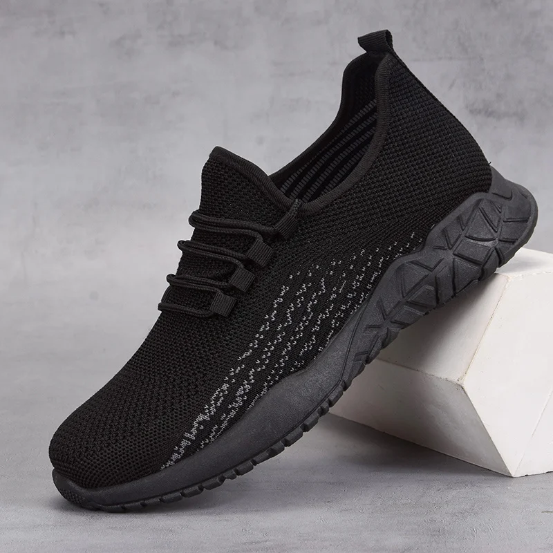 SALUDAS Men Running Shoes Breathable Sports Shoes Men Fashion Flying Woven Men Shoes Men'S Mesh Casual Shoes Men'S Sneakers