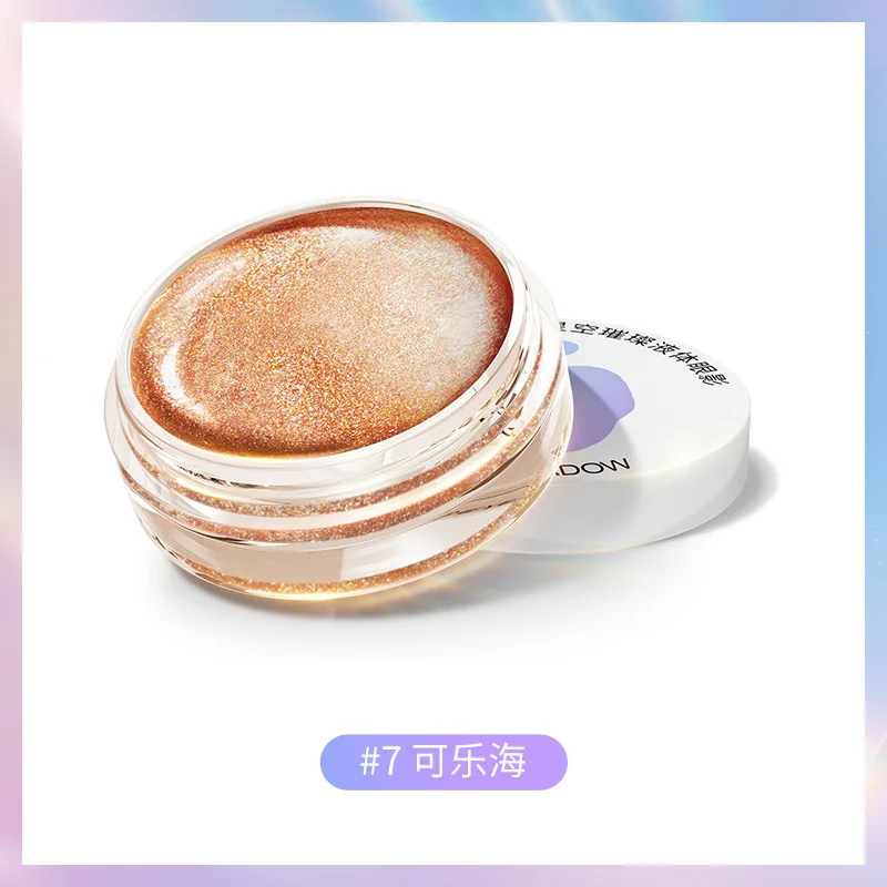 

Venzen Starry Sky Bright Liquid Eye Shadow Beautiful Color Beautiful No Blooming Not Easy to Remove Makeup Nine Color Eye Shadow