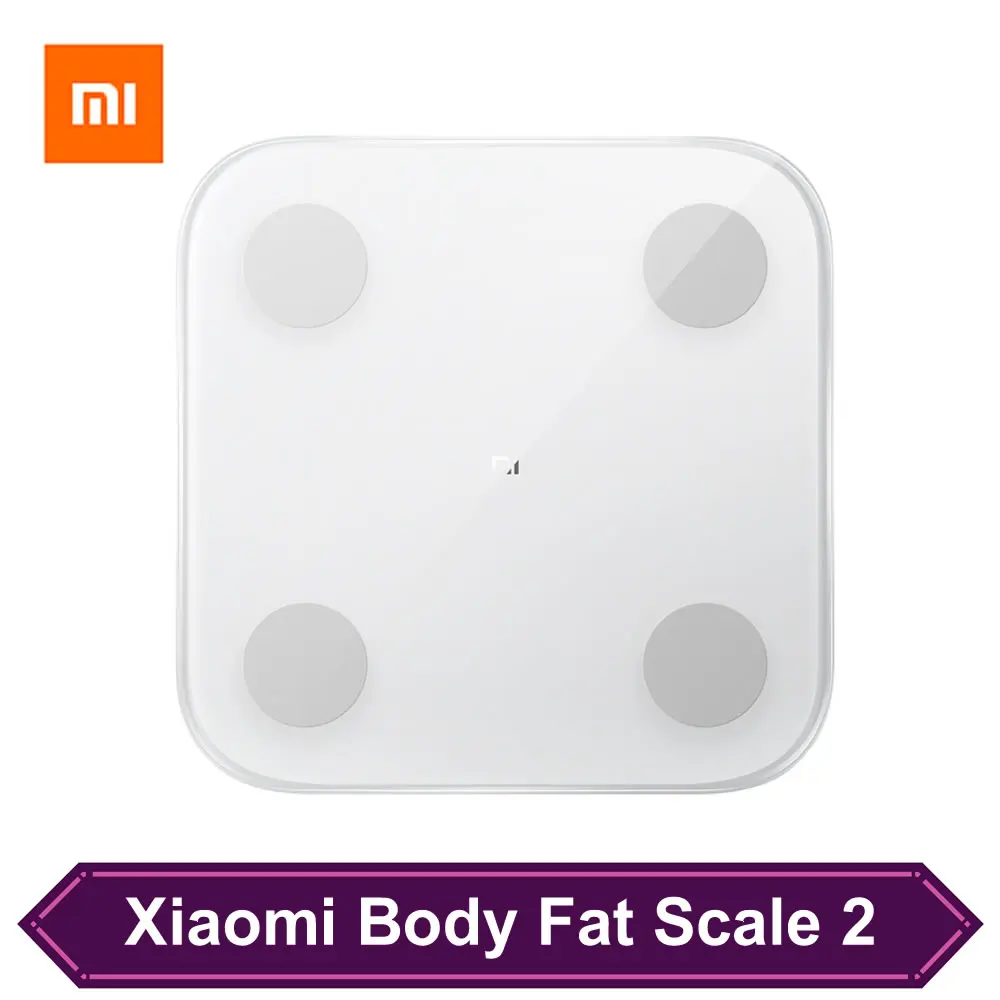 Умные весы Xiaomi Body Fat 2 Generation для ванной комнаты Bluetooth 5 0 баланс тест данные ИМТ