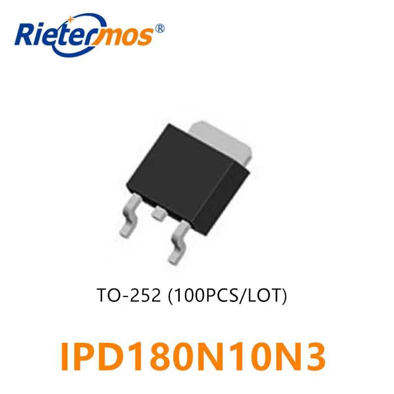 100PCS N CHANNEL 100V IPD180N10N3 IPD180N10 180N10N3 180N10 TO252 высокое качество|n-channel| |