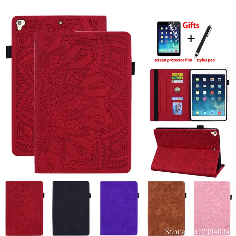 

Coque For iPad 6th 5th Generation Case Cover 2018 2017 9.7 Funda For iPad Air 1 2 iPad Pro 9.7 2016 Embossed Flip Stand Shell
