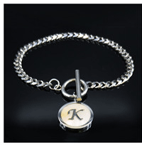HERMANA Leather Stainless Steel Bracelets Women Brother Bracelets& Bangles Jewelry pulseras acero inoxidable mujer B18167
