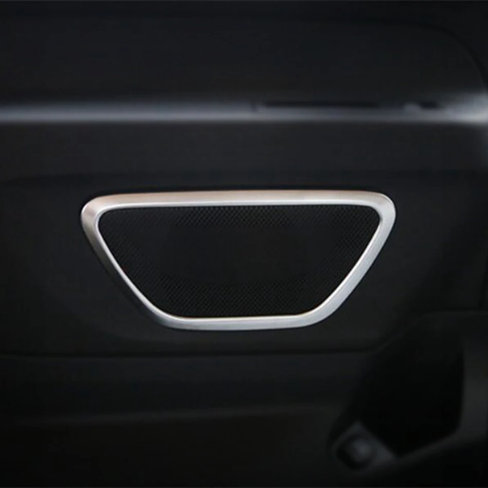 Yimaautotrims Автомобильная дверь стерео динамик Звуковая крышка отделка 4 шт. подходит