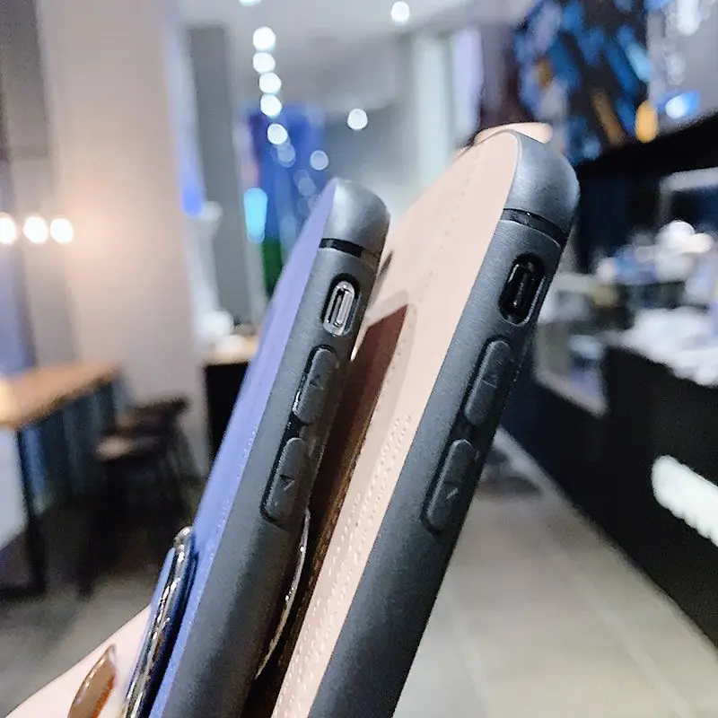 Кожаный чехол для Iphone Xr, кольцо на палец, чехол для Iphone 6, 7, 8 Plus, Iphon Xs Max, роскошный X Чехол, защита для Iphone 6 S