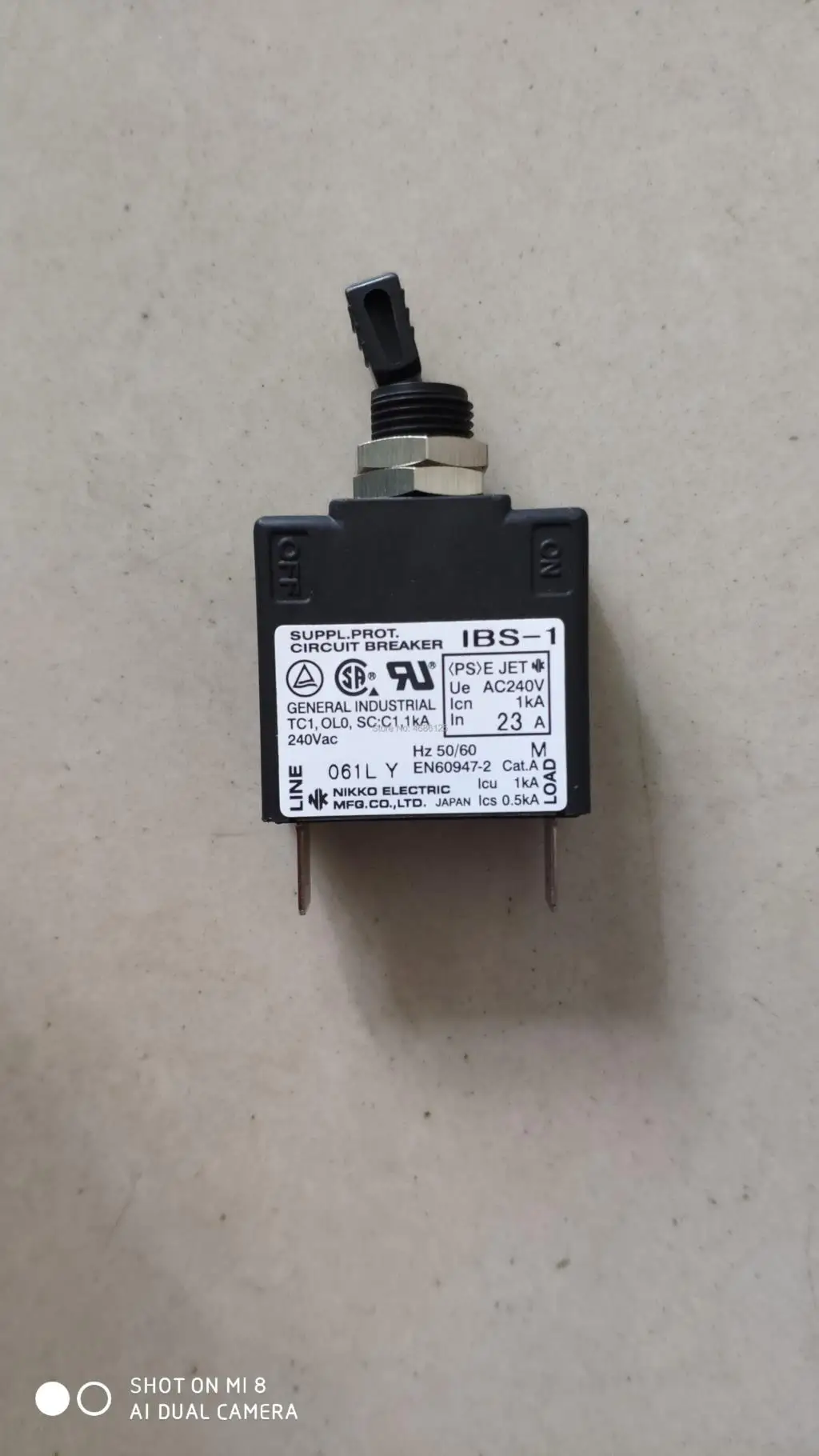 

IBS-1 23A EF6600 CIRCUIT BREAKER GASOLINE GENERATOR PARTS 7RH-87204-G0