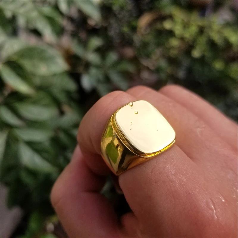 Free Fan Retro Gothic Punk Men Rings Trendy Skull Wolf Lion Dragon Male Band Jewelry Boy Hoop Halloween Accessories | Украшения и