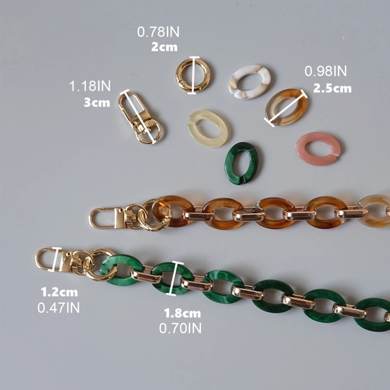 Сменный акриловый ремешок для ручной работы пляжная сумка-мешок сумки с ручками