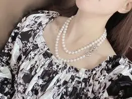 Натуральное серебряное пресноводное Ожерелье Akoya с жемчугом 8-9 мм ювелирные