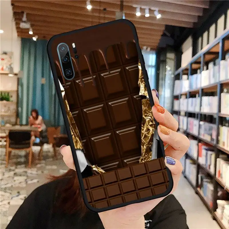 

Russian chocolate ice cream art Phone Case For Huawei honor Mate P 9 10 20 30 40 Pro 10i 7 8 a x Lite nova 5t Soft Silicone