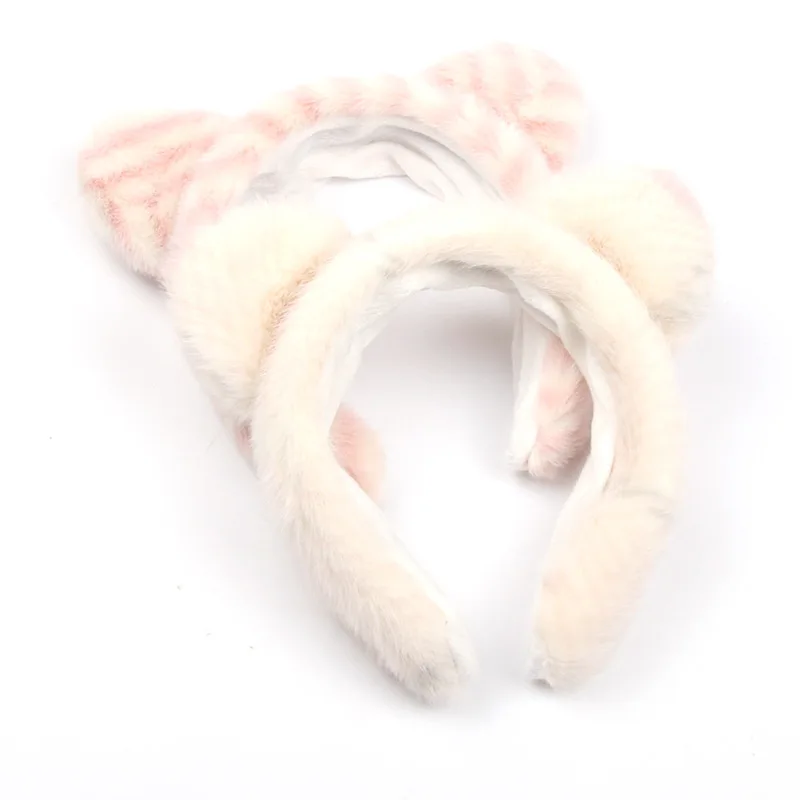 

Cat Ears Headband Women Girls Fashion Plush Hair Hoop Lovely Gift Cosplay Purim Party Headwear Decor Accessories