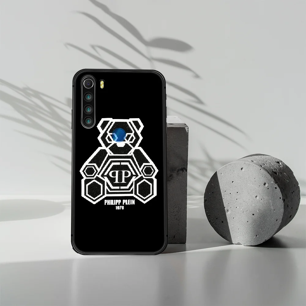 

Fashion luxury brand Phone Case Cover Hull For XIAOMI Redmi 7 7a 8 8a 9 9a NOTE 6 7 8 8t 9 9s Pro Max 4X black Etui Soft Funda