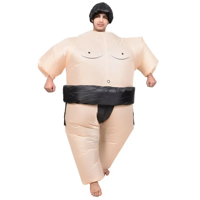 Забавные надувные борцовские костюмы сумо костюм на Хэллоуин для взрослых и