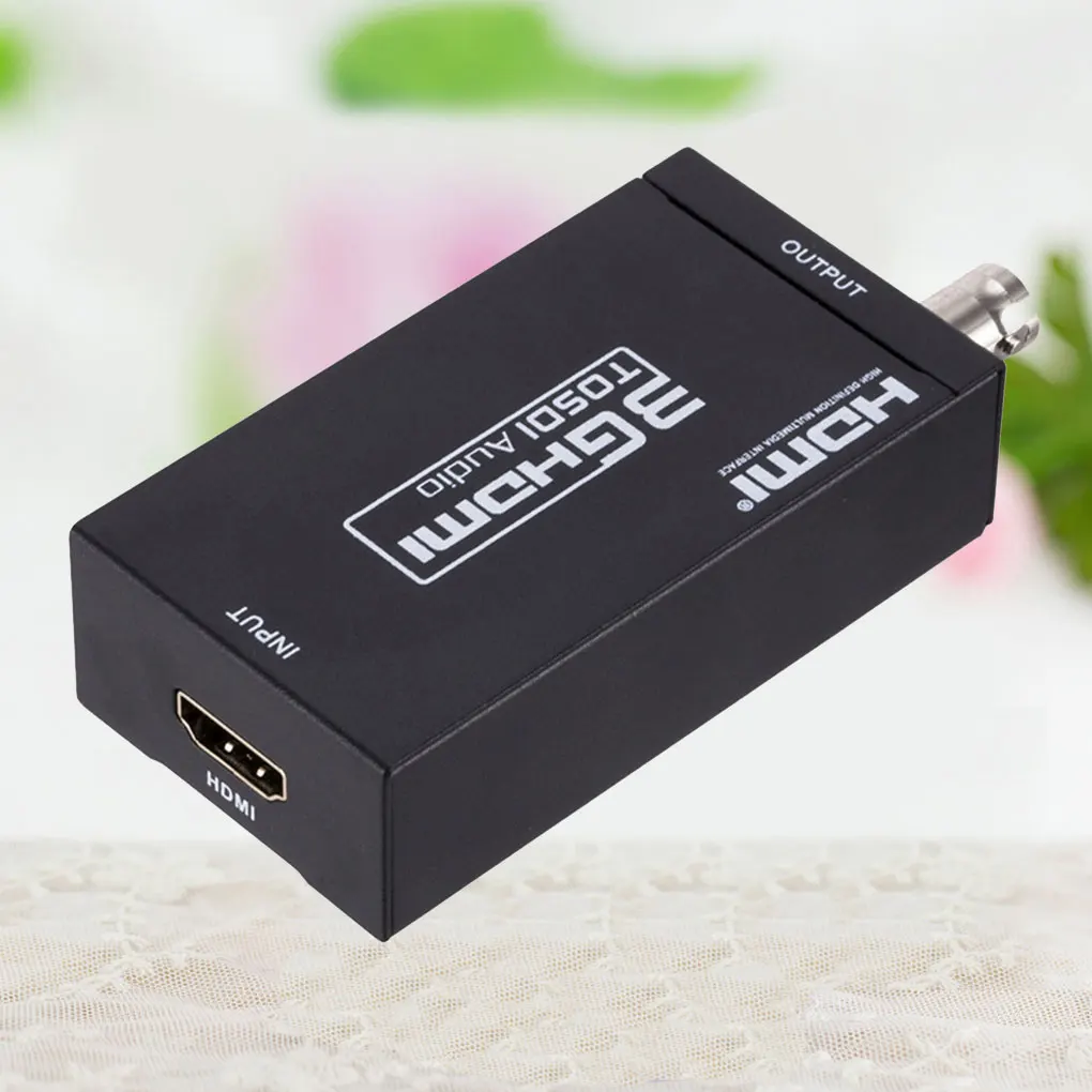 Мини HD адаптер SDI 1080 P вход видео конвертер портативный 3G аудио передача