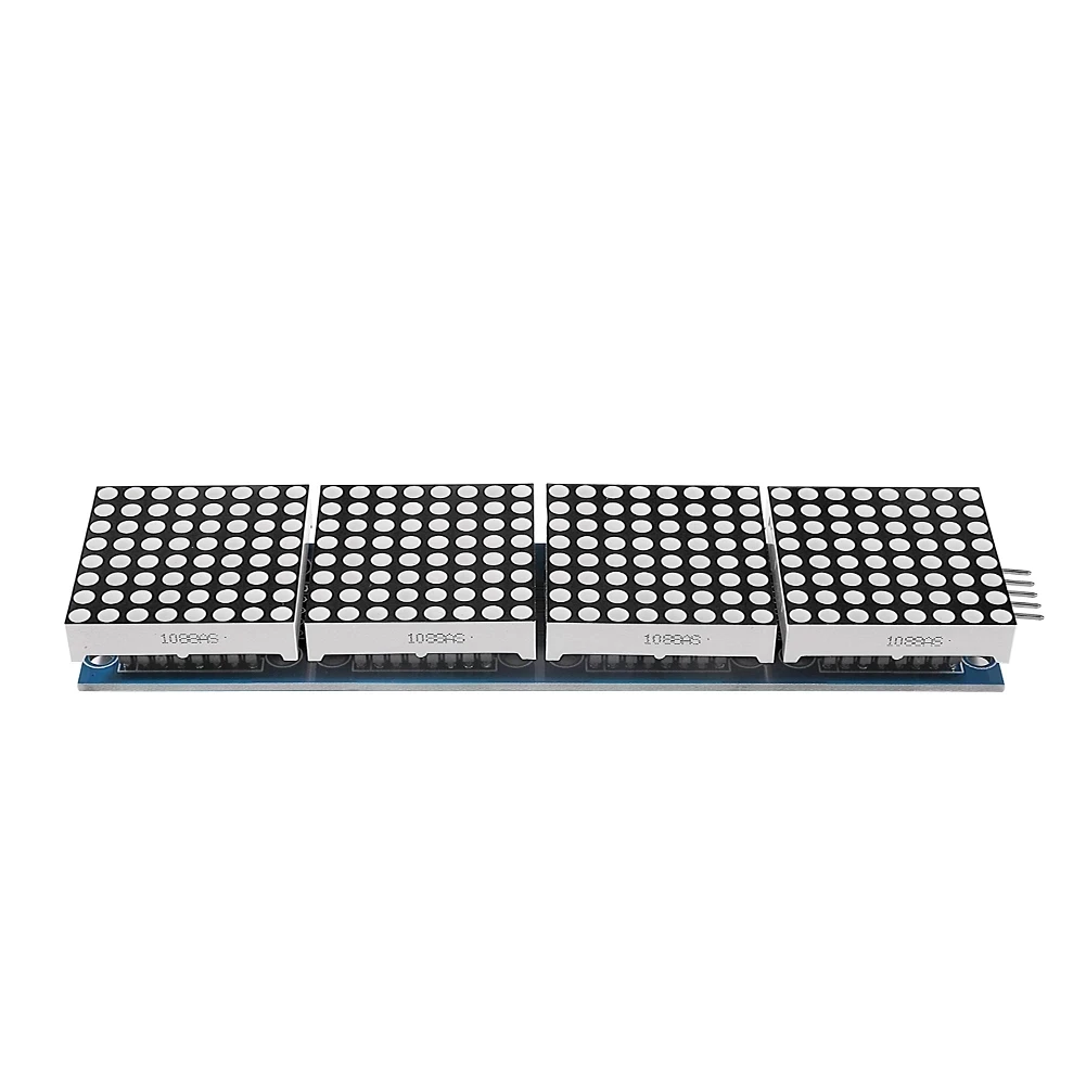 Display Dot Matrix Module Control Send Max 7219 Dots Single Clip 4 in 1 5P Line H6A4 Microcomputer with DuPont | Электронные