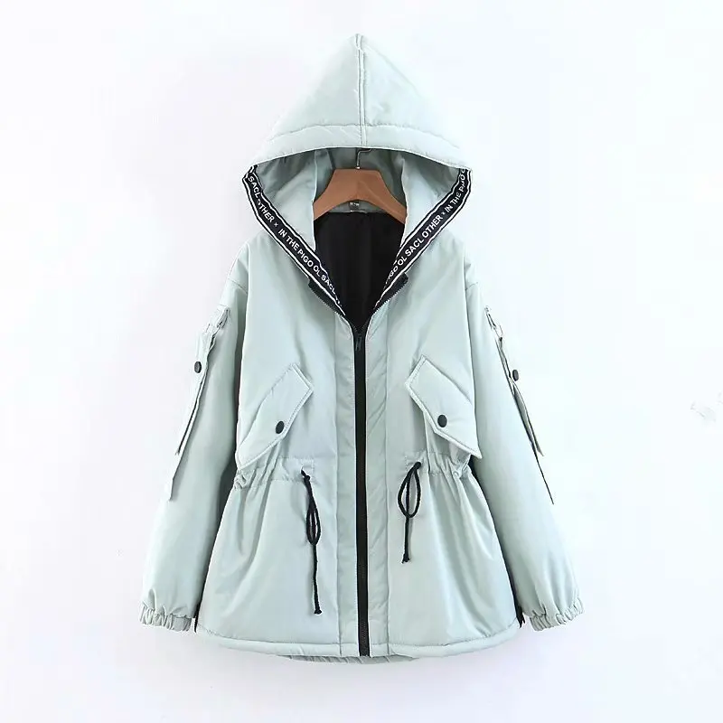 Новая зимняя парка для женщин модное женское теплое пальто с длинным рукавом и