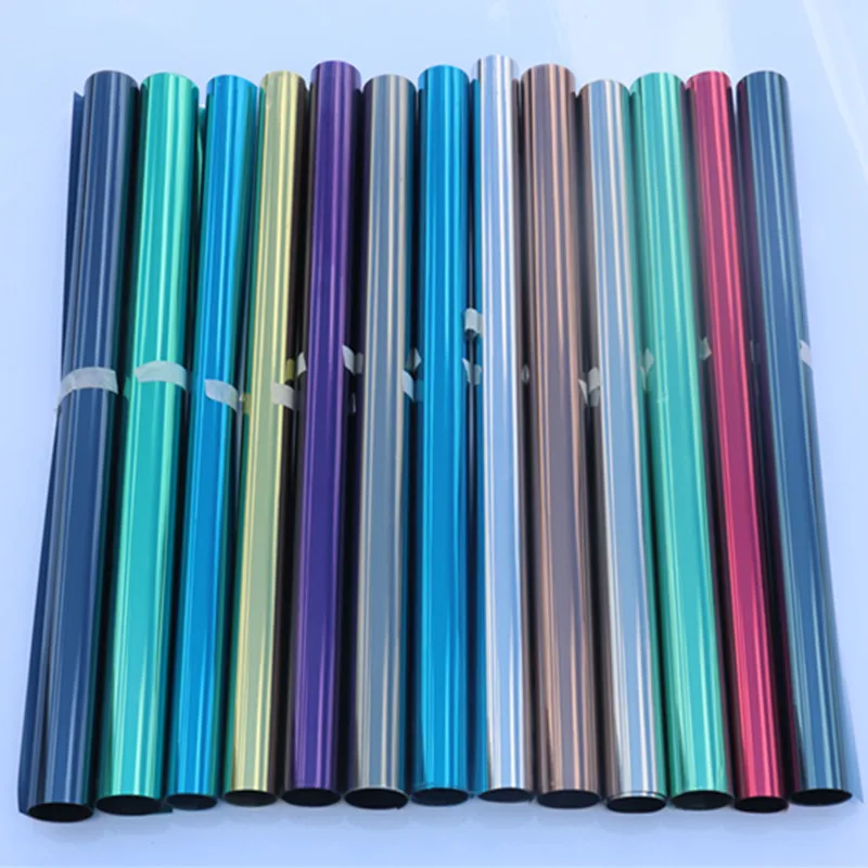 

90cmx6m Hotsale solar window film Self-adhensive Anti UV Heat Insulation Decorative reflective Window Film Foil for home office
