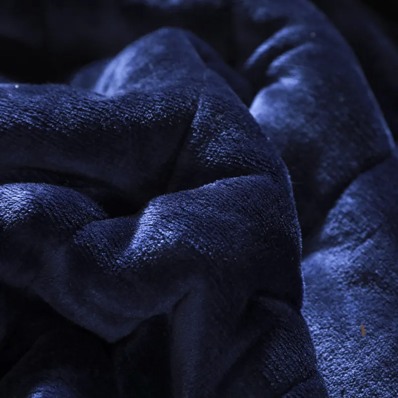 

Super Warm Weighted Blanket Double layer flannel thick blanket For Beds Fleece Blankets and Throws Winter Adult bed cover