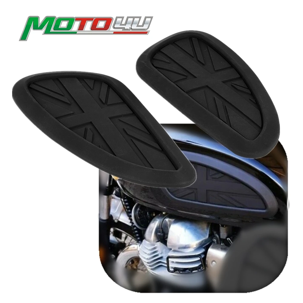 Универсальный мотоцикл Cafe Racer газа топливного бака резиновые Стикеры протектор