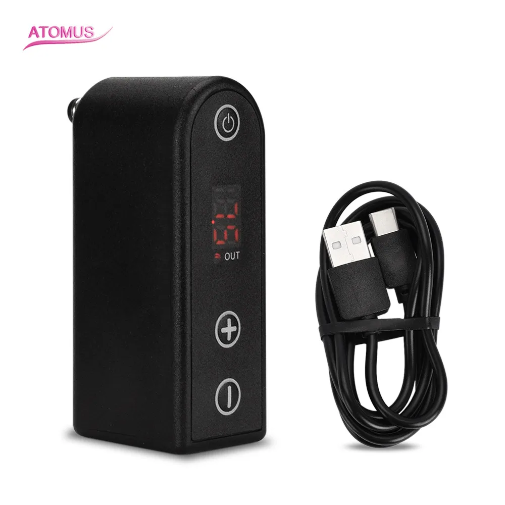 Беспроводной блок питания для тату машинки светодиодный портативный мини