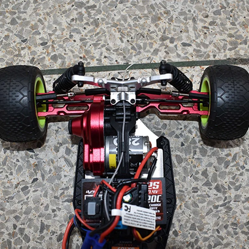 

Rear Lower Swing Arm Suspension Arm with Steering Group Assembly Set forLOSI 1/18 Mini-T 2.0 2WD Stadium Truck RC Car