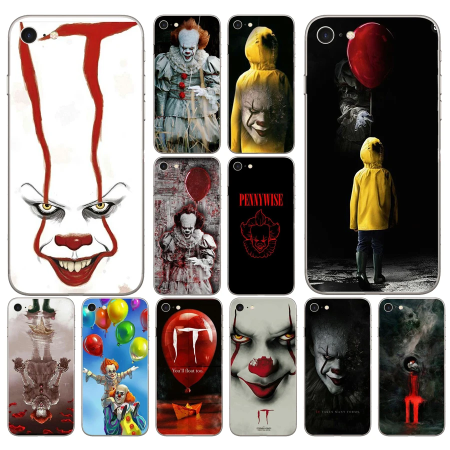 291DD Pennywise клоун ужас Мягкий силиконовый чехол для iphone 5 5S se 6 6s 8 plus 7 7 Plus X XS SR MAX чехол