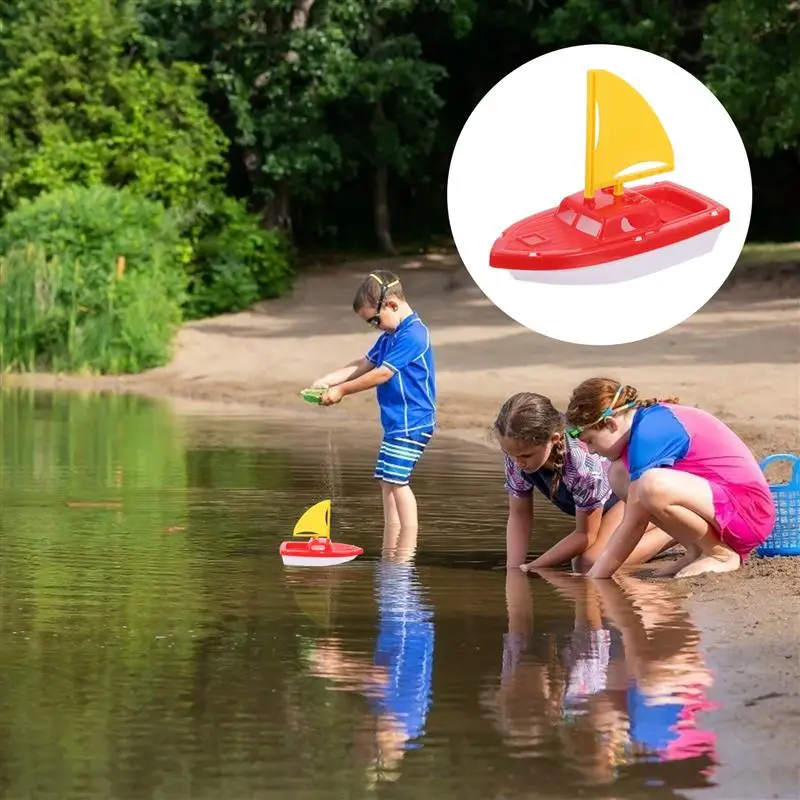 

1pc Plastic Speedboat Toy Funny Baby Shower Toys Outdoor Sand Beach Toys