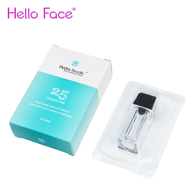 Дерма штамп титановая гидравлическая игла 25 Pin микро Аква терапия гидро