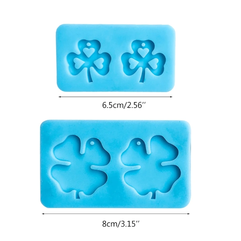 Гвоздики в виде четырехлистного клевера/клевера силиконовая форма подходит для