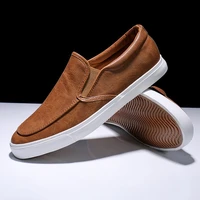 new men shoes spring summer casual pu leather flat shoes slip on low top white male sneakers tenis masculino adulto shoes