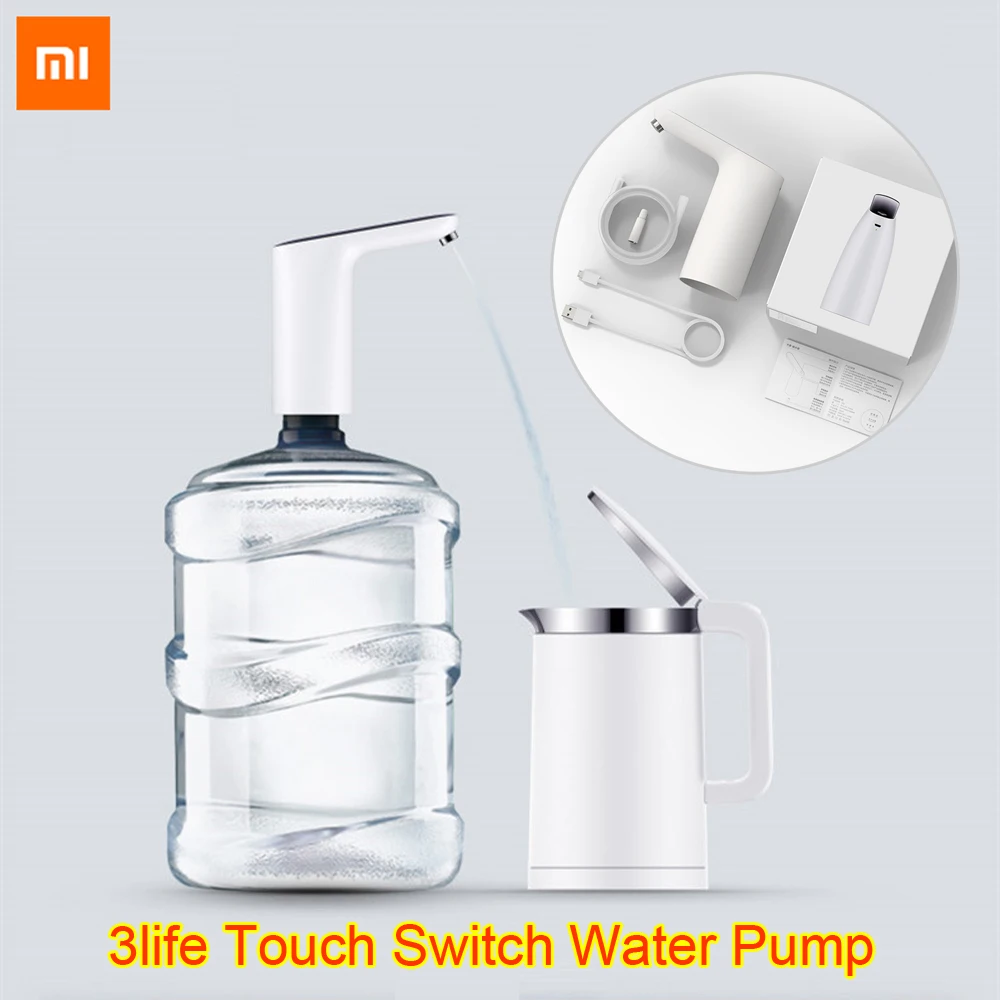 Оригинальный XIAOMI Mijia 3 жизни сенсорный выключатель воды Pum USB мини беспроводной