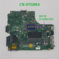 cn 0ygrk4 0ygrk4 ygrk4 w sr170 i5 4200 cpu 12307 1 for dell inspiron 3437 5437 laptop notebook pc motherboard mainboard