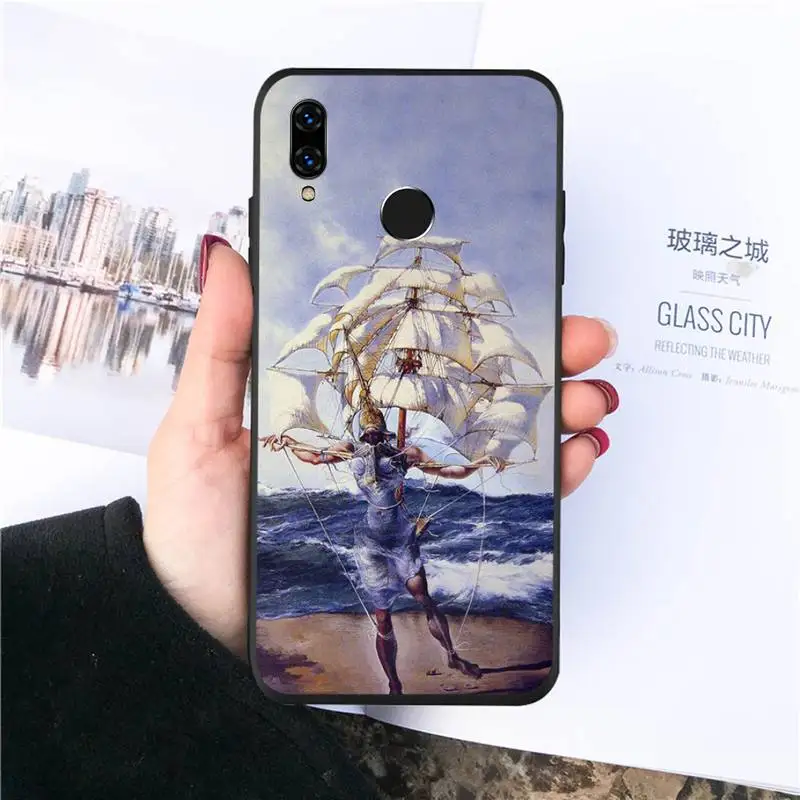 

Salvador Dali Art retro painting Phone Case For Huawei honor Mate P 10 20 30 40 Pro 10i 9 10 20 8 x Lite funda coque