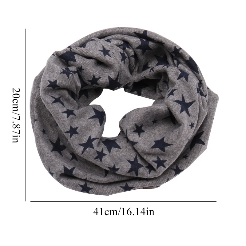 2019 Fashion Cotton Baby Girls Scarf Autumn Winter Boys Kids Cartoon O Ring Collar Children Scarves Magic Neckerchief | Аксессуары для