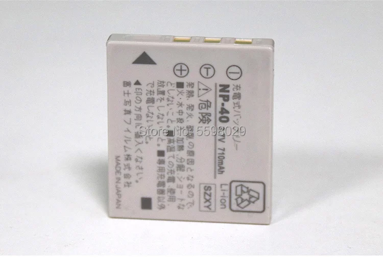 Батарея 710mAh NP-40 CNP40 NP40 для цифровой фотокамеры Аккумулятор FUJIFILM/Z40/Z50/Z55/Z57/Z750
