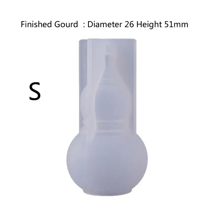 

Crystal Gourd Pendant Silicone Mold Epoxy Resin Molds Jewelry Making DIY Crafts