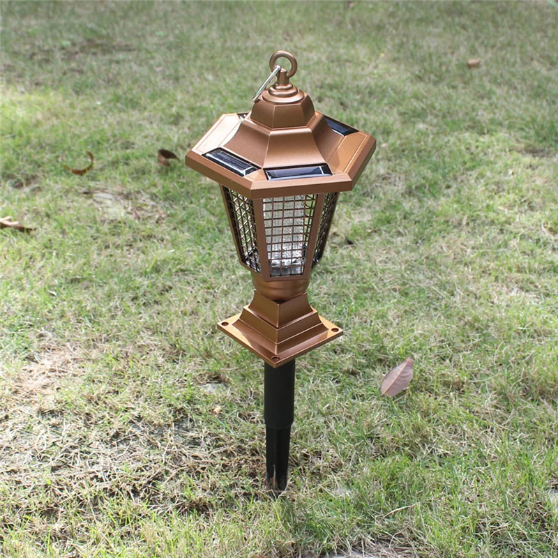 Солнечный СВЕТОДИОДНЫЙ светильник вредителей насекомых Ловушка для Zapper