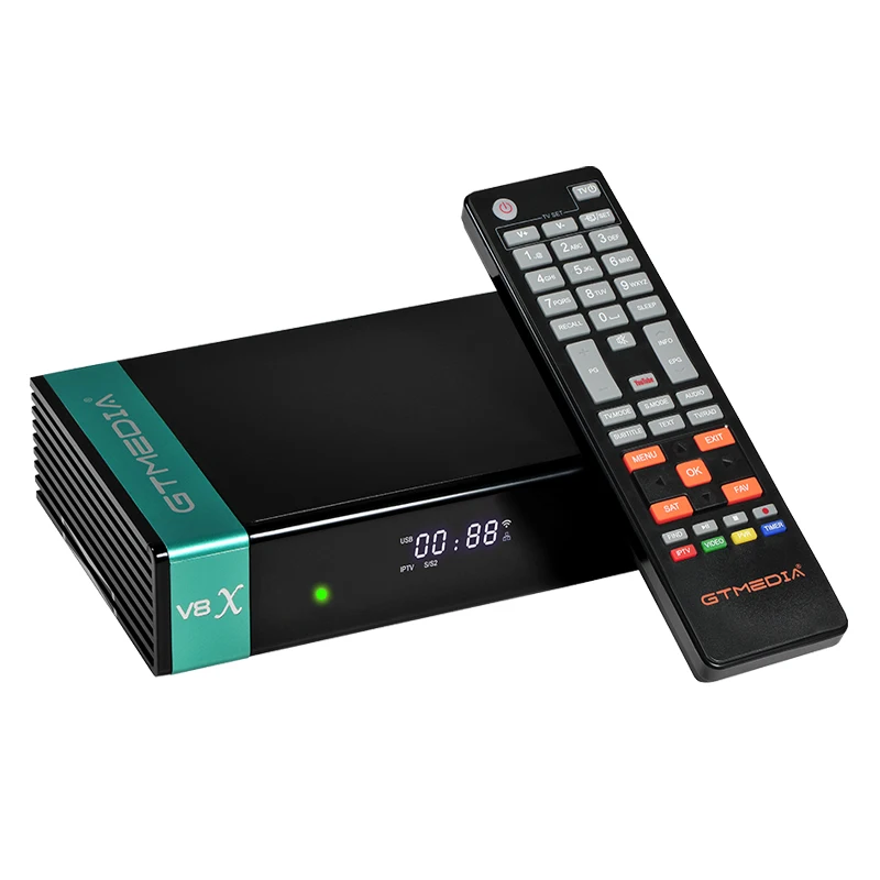 Спутниковый ресивер Gtmedia V8X DVB S2 встроенный wifi Поддержка H.265 S/S2/S2X VCM ACM обновление V8