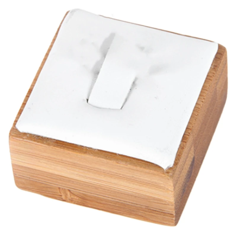 

Fashion Bamboo Jewelry Ring Display Stand Holder Showcase Organizer Jewelry Display Holder Organizer Stand