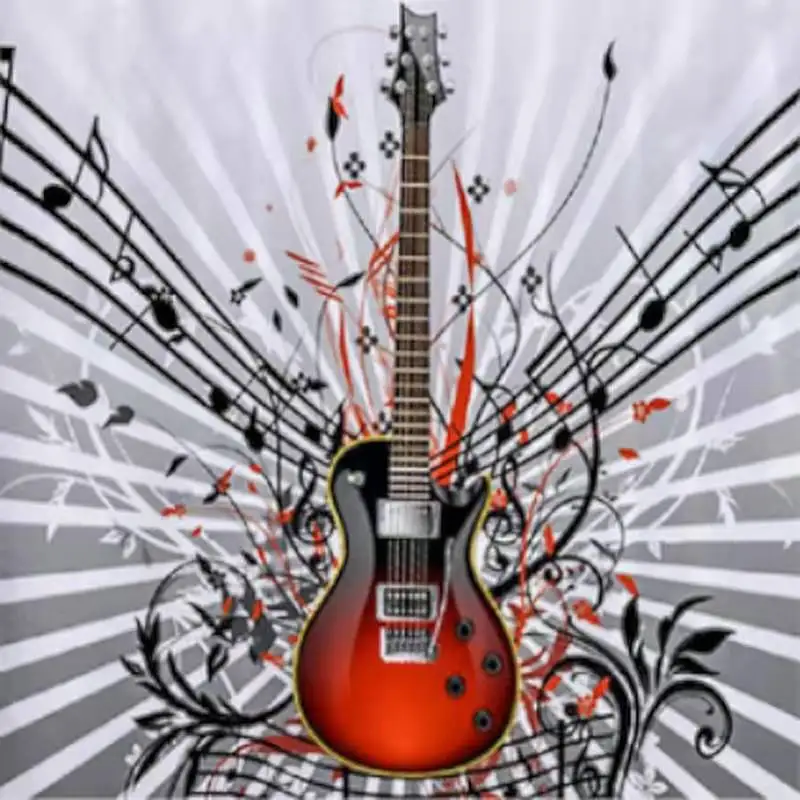 Гитара Диамант 5d музыкальная гитара вышивка крестиком картина из страз Musique