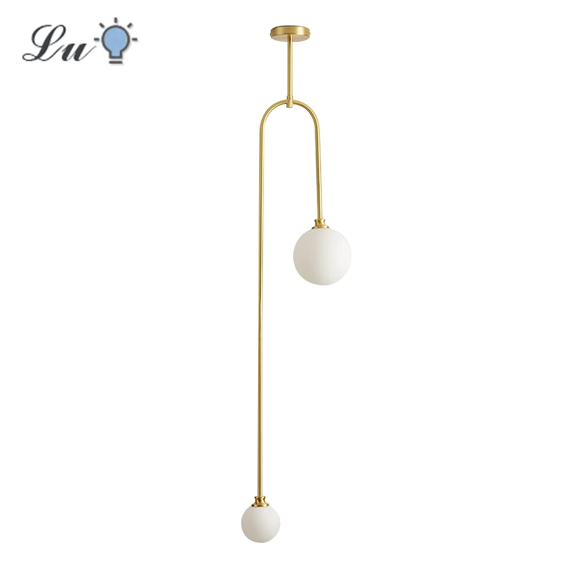 Подвесной светильник в скандинавском стиле Светодиодная лента с U-образным