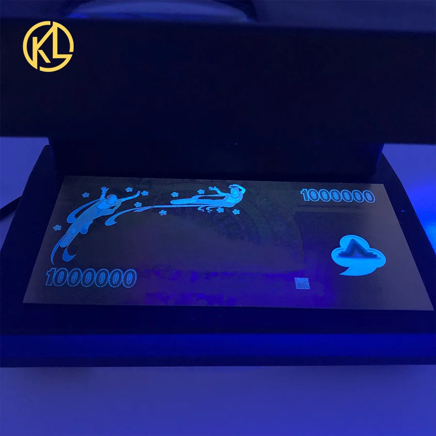 1989 г. китайский сувенирный подарок Дагон 1000 юаней Золотая пластиковая банкнота