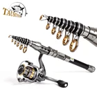 Карбоновая удочка, телескопическая рыболовная удочка, сверхсветильник, жесткая, 1,5 м1,8 м2,1 М2,4 м, для морской рыбалки, со скалы