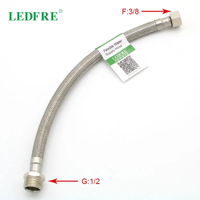 LEDFRE 304 плетеный шланг из нержавеющей стали линия поставки соединительный